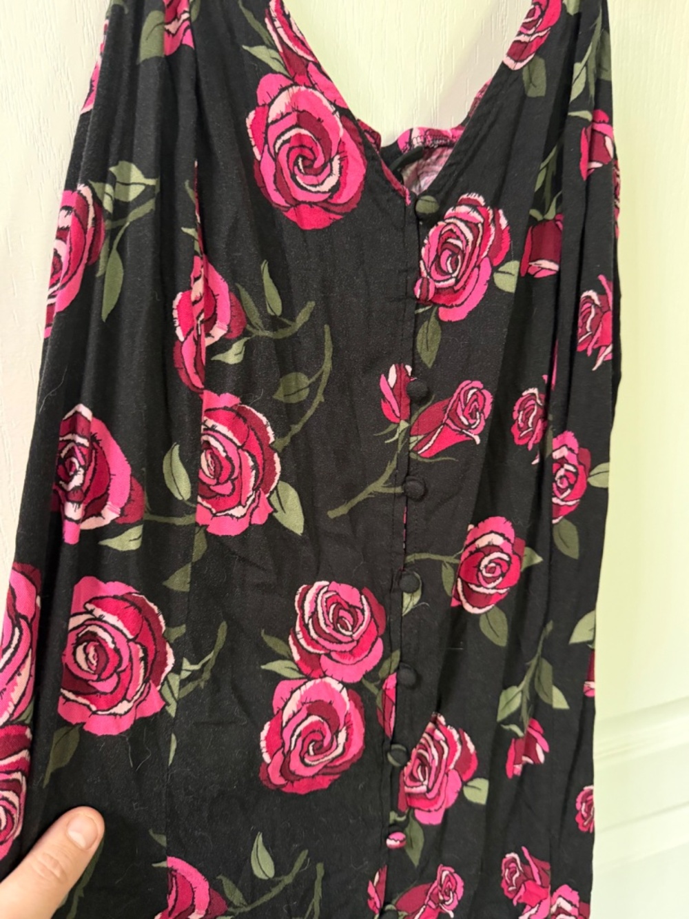 Torrid corset back black floral dress - Picture 5 of 6